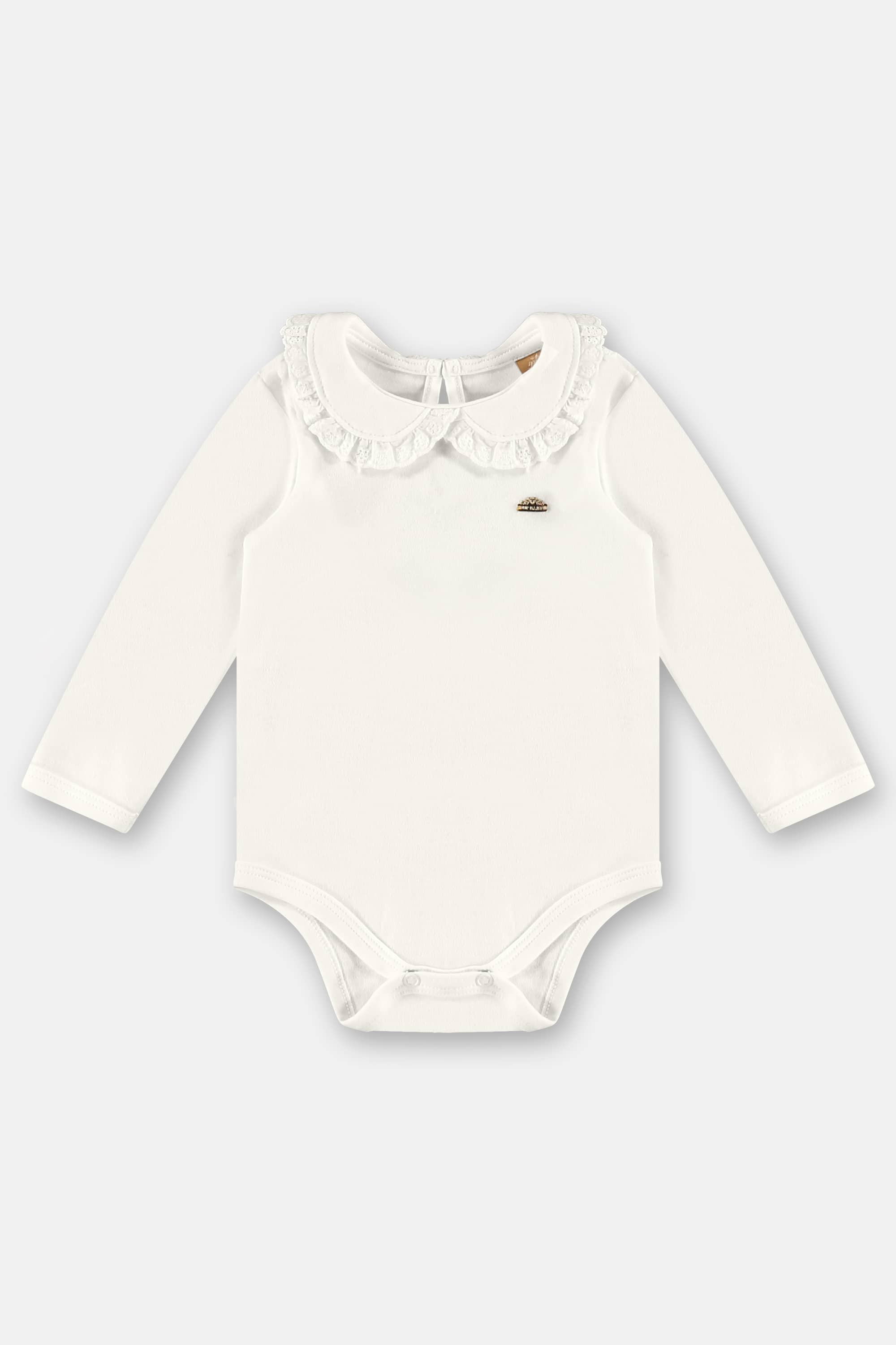 Conjunto para Bebê Menina com Body em Suedine e Saia Xadrez (Off White) Up Baby - Imagem 17